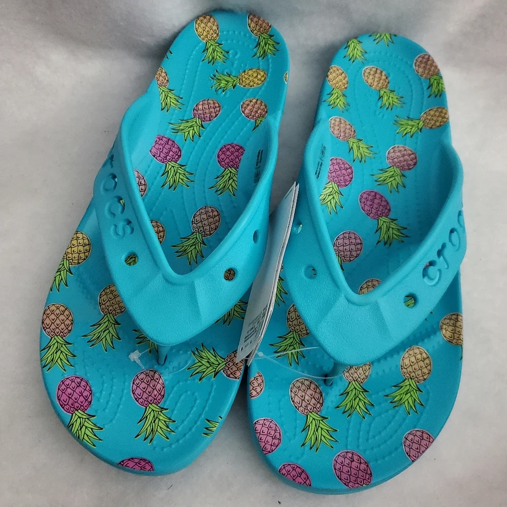 Crocs Men's Baya II Graphic Flip Flops